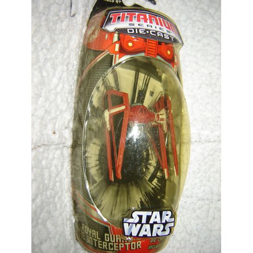 Vaisseau Star Wars Titanium Die Cast Série 2006 : Royal Guard Tie Interceptor
