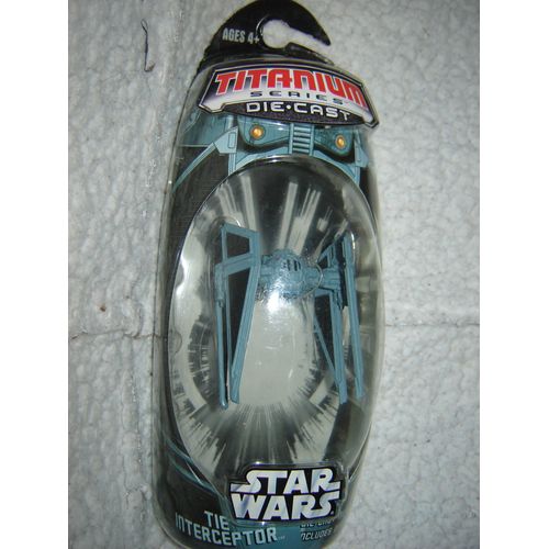 Vaisseau Star Wars Titanium Die Cast Série 2006 : Tie Interceptor