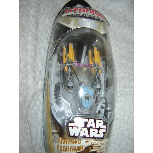 Vaisseau Star Wars Titanium Die Cast Série 2008 : Anakin's Podracer