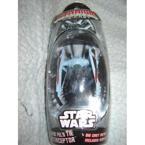 Vaisseau Star Wars Titanium Die Cast Série 2008 : Baron Fel's Tie Interceptor