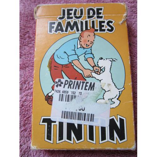 Jeu De 7 Famille Hergé Tintin 1993