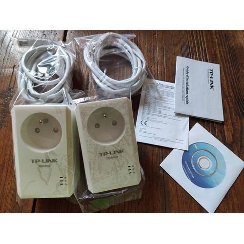 TP-Link TL-PA2015PKIT - Kit d'adaptation pour courant porteur - HomePlug AV (HPAV) - Branchement mural (pack de 2)