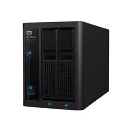 WD My Cloud PR2100 WDBBCL0080JBK - Serveur NAS - 2 Baies - 8 To - HDD 4 To x 2 - RAID 0, 1, JBOD - RAM 4 Go - Gigabit Ethernet