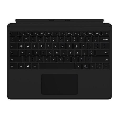 Microsoft Surface Pro Keyboard - Clavier - avec trackpad - rétroéclairé - Allemand - noir - commercial - pour Surface Pro X