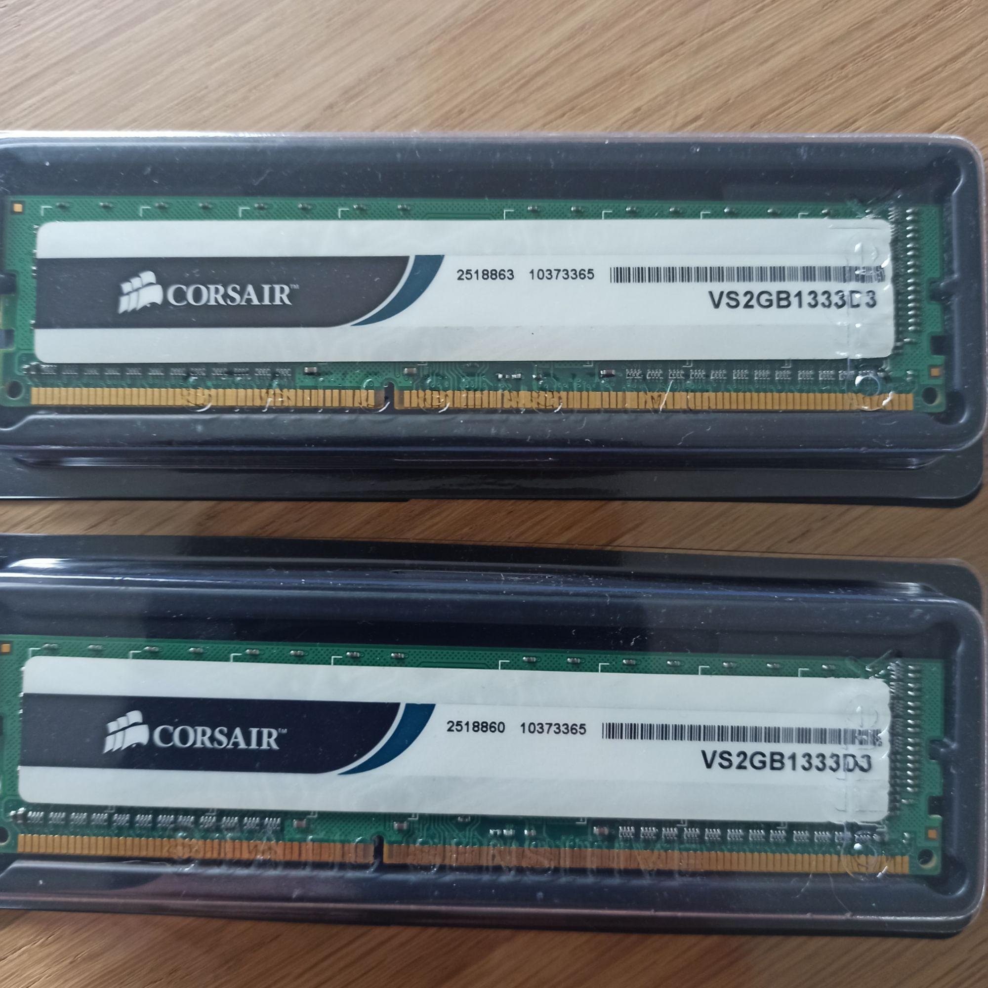Barrette Mémoire 2Go RAM DDR3 Corsair VS2GB1333D3 DIMM PC3-10600U 1333MHz  1Rx8