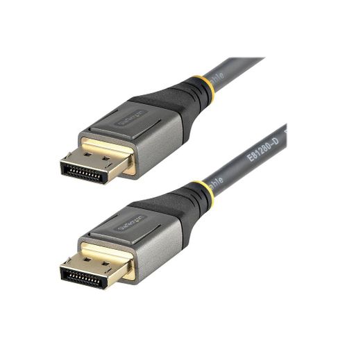 StarTech.com Câble DisplayPort 1.4 Certifié VESA 2m - 8K 60Hz HDR10 - Vidéo Ultra HD 4K 120Hz  - Cordon Moniteur/Écran DP 1.4 - Câble DisplayPort vers DisplayPort - M/M (DP14VMM2M) - Câble...