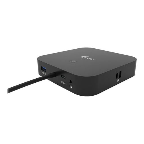 i-Tec - Station d'accueil - USB-C / Thunderbolt 3 - DP, HDMI - 1GbE - 77 Watt - avec i-Tec Universal Charger 77 W