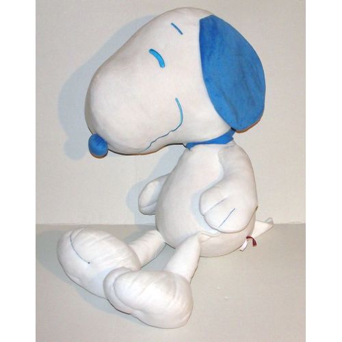 Peluche Geante Snoopy Blanc Bleu Grande Peluche Peanuts Play By Play 66cm