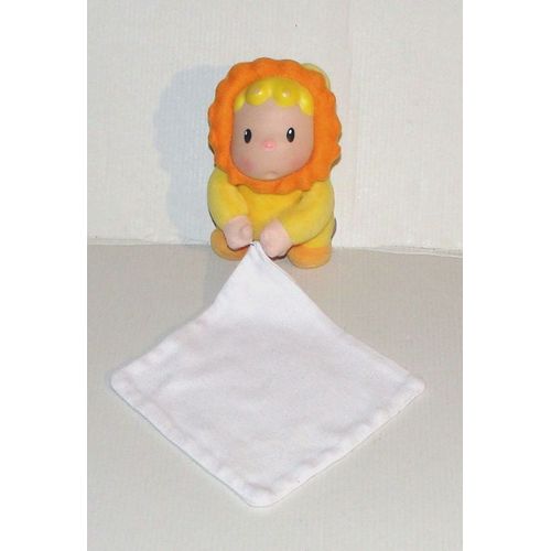 Doudou Abeille Chenille Cotoons Smoby - Peluche Lion Tulip Jaune