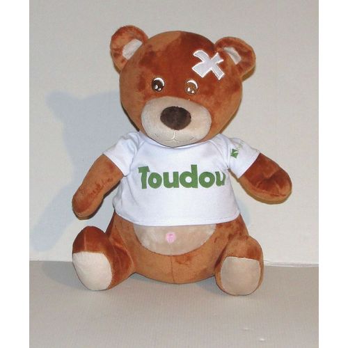 ours pharmavie peluche doudou ourson toudou pansement mae sl 32 cm