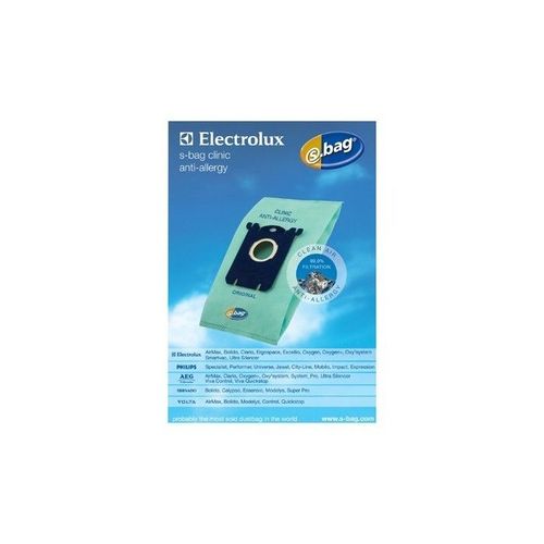 SACS (4X) E206B S-BAG HEPA ANTI-ALLERGIQUE POUR ASPIRATEUR ELECTROLUX