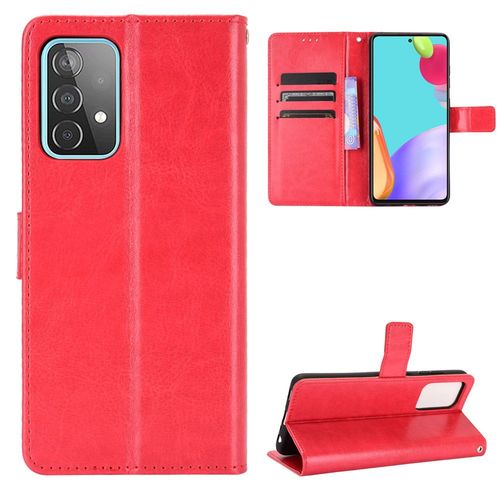 Coque Samsung Galaxy A52 5g,Etui Pour Samsung Galaxy A52 5g,Coque En Cuir Pour Samsung Galaxy A52 5g,Convient A Etui La Samsung Galaxy A52 5g,Rouge