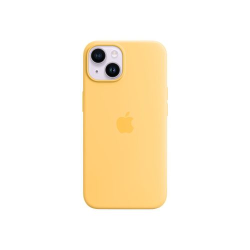 Apple - Coque De Protection Pour Téléphone Portable - Compatibilité Avec Magsafe - Silicone - Éclat Du Soleil - Pour Iphone 14