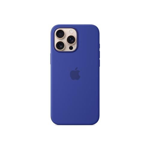 Apple - Coque De Protection Pour Téléphone Portable - Compatibilité Avec Magsafe - Silicone - Bleu D'outremer - Pour Iphone 16 Pro Max