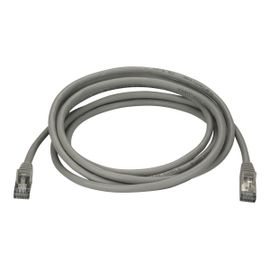 StarTech.com Câble réseau Cat6a STP sans crochet de 3 m - Gris - Cordon de raccordement - RJ-45 (M) pour RJ-45 (M) - 3 m - STP - CAT 6a - sans crochet - gris