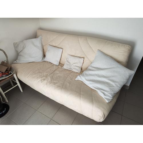 Canape Clic Clac Convertible 3 Places Avec Coffre De Rangement