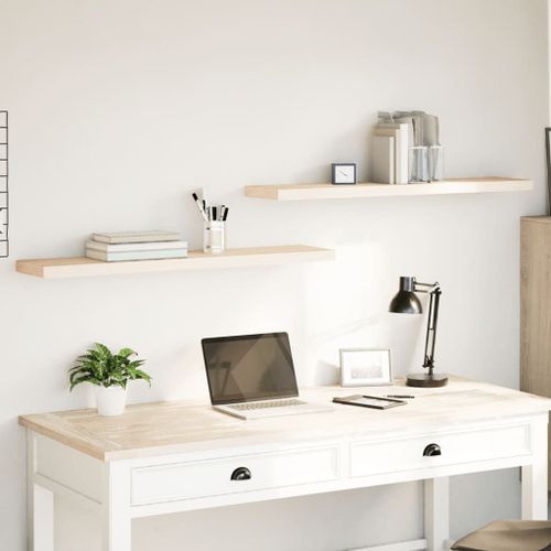 Vidaxl Étagères Flottantes 2 Pcs 110x23,5x4 Cm Bois D'ingénierie