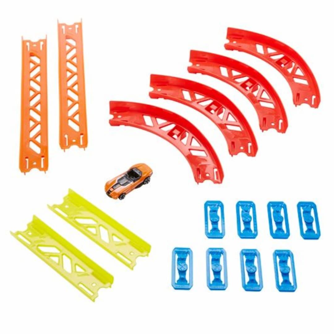 Hot Wheels - Track Builder Unlimited - Coffret Virages Premium - 5