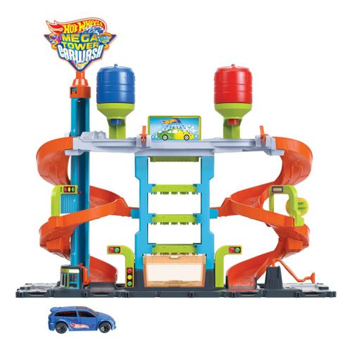 Hot Wheels City Méga Tour Station De Lavage Hdp05