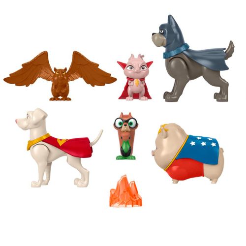 Fisher-Price - Krypto Et Les Super-Animaux - Coffret 6 Figurines