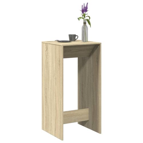 Vidaxl Table De Bar Chêne Sonoma 51x50x103,5 Cm Bois D'ingénierie