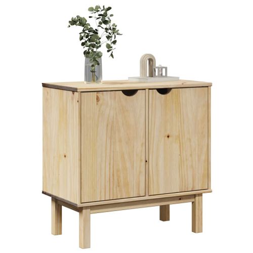 Vidaxl Armoire De Couloir Otta 75x40x75 Cm Bois De Pin Massif