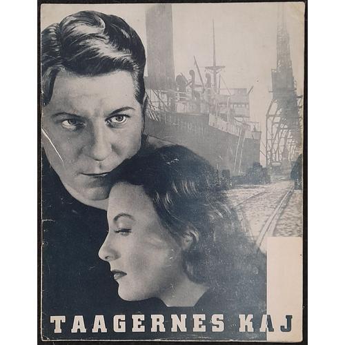 Le Quai Des Brumes - Marcel Carné - Film De 1939 - 1 Photo D'exploitation Originale De Cinéma Du Danemark * Petite Affiche De 26x20,5 Cm * Jean Gabin ; Michele Morgan ; Michel Simon - Jacques Prévert