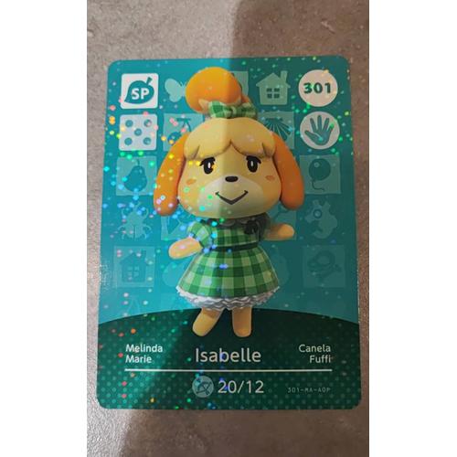 Carte Amiibo Isabelle 301