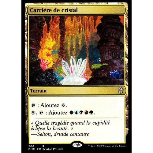 Carrière De Cristal - Magic - Deck Commander Dominaria Uni - R - 206