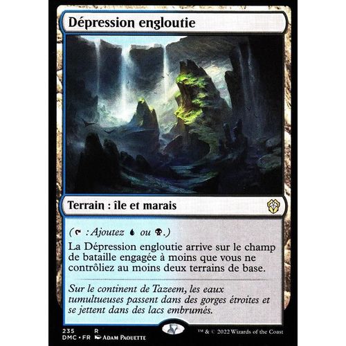 Dépression Engloutie - Magic - Deck Commander Dominaria Uni - R - 235