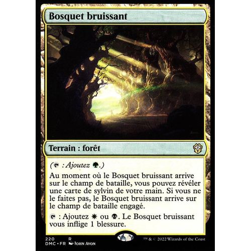 Bosquet Bruissant - Magic - Deck Commander Dominaria Uni - R - 220