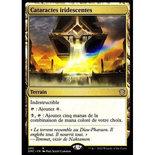 Cataractes Iridescentes - Magic - Deck Commander Dominaria Uni - R - 202