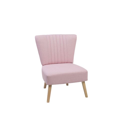 Fauteuil Vaasa Tissu Rose