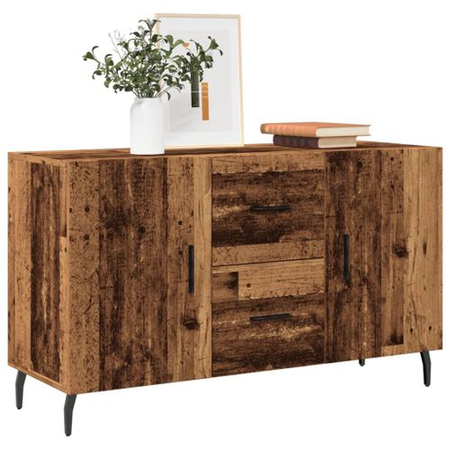 Vidaxl Buffet Vieux Bois 100x36x60 Cm Bois D'ingénierie