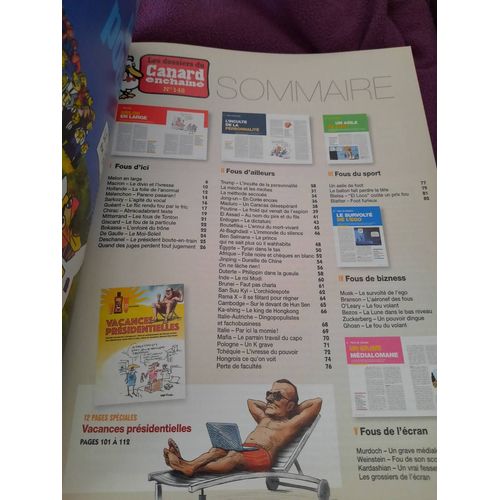 Le Canard Enchaîné "Les Dingos Du Pouvoir"