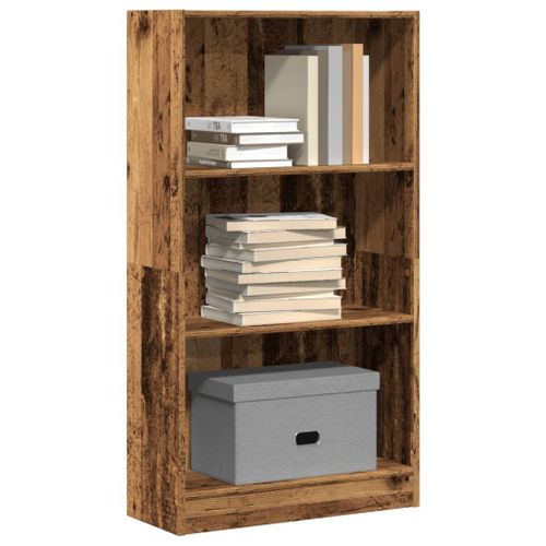 Vidaxl Bibliothèque Vieux Bois 60x24x109 Cm Bois D'ingénierie