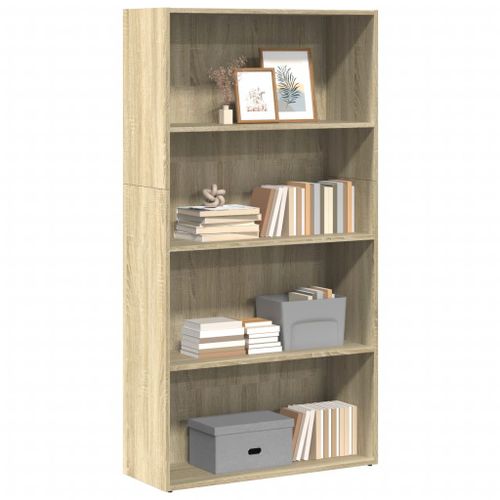 Vidaxl Bibliothèque Chêne Sonoma 80x30x152 Cm Bois D'ingénierie