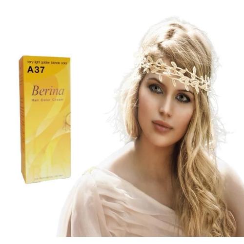 Teinture Capillaire Diy Couleur Blond Très Clair Doré A37 | Produit Efficace Et Innovant Longue Durée Blond Très Clair Doré