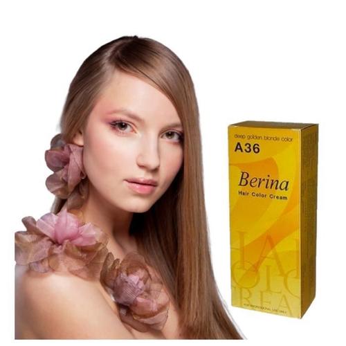 Teinture Capillaire Diy Couleur Blond Vénitien Doré A36 | Produit Efficace Et Innovant Longue Durée Blond Vénitien Doré