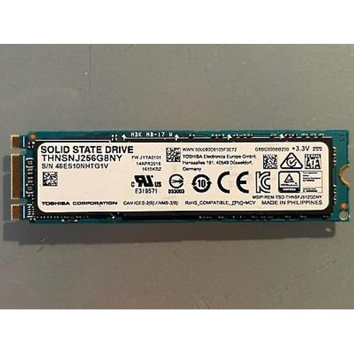 Disque dur SSD 256 Go M.2 (2280) SATA III Toshiba THNSNJ256G8NY