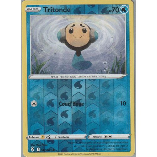 Carte Pokemon - Tritonde - 042/203 - Reverse - Eb7 Evolution Celeste -