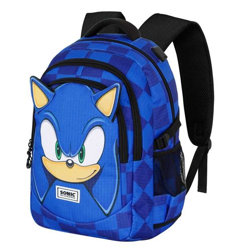Sonic The Hedgehog - SEGA Sight Sac à dos Running PLUS, Bleu