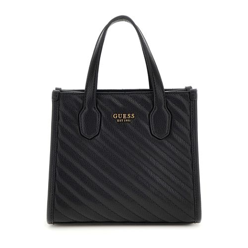Cabas / Shopping Guess Silvana 2 Comp Tote Black QV866577