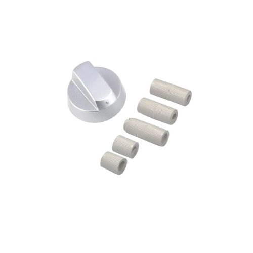 Bouton de four argent universel avec 5 adaptateurs Four cuisinière (3666356130340 )