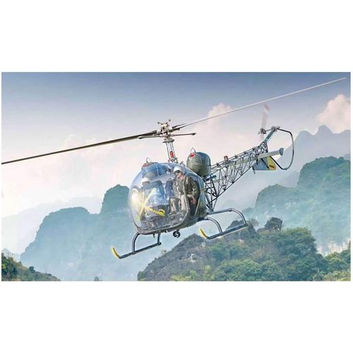 Maquette Hélicoptère : Oh-13 Sioux-Maquettes Italeri
