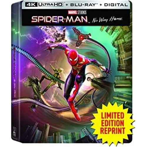 Spider-Man: No Way Home [Ultra Hd] Ltd Ed, With Blu-Ray, Steelbook, 4k Master