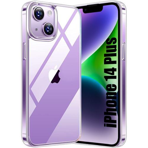 Coque Pour Iphone 14 Plus (6,7'') Protection Transparente Antiderapante Fine