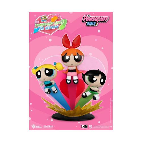 Les Supers Nanas - Figurines Dynamic Action Heroes 1/9 Blossom, Bubbles & Buttercup Deluxe 14 Cm
