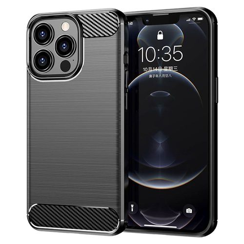 Coque Pour Iphone 13 Pro Max (6.7'') Silicone Tpu Noir