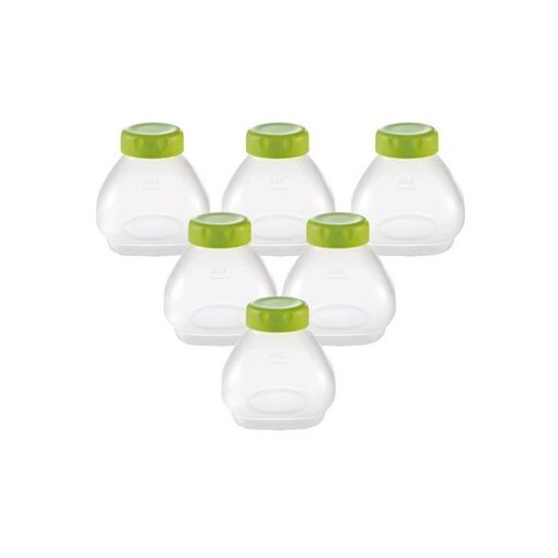 JEU DE 6 FLACONS + BOUCHONS POUR YAOURTIERE SEB
